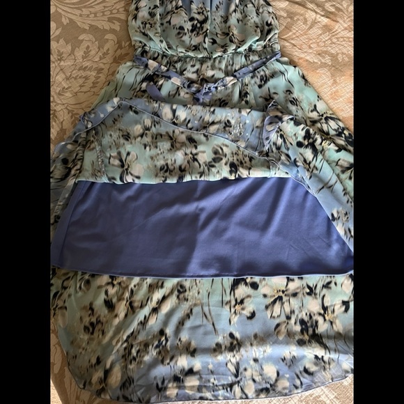 BRAND NEW Rabbit Rabbit Rabbit Light Blue Print Dress with Belt SZ.6 - Picture 7 of 7